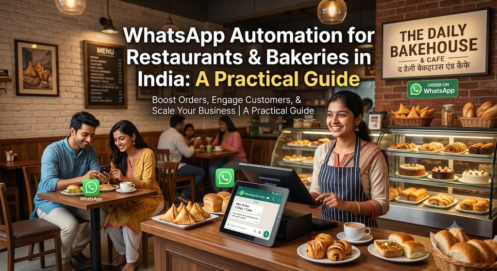WhatsApp Automation for Restaurants & Bakeries in India: A Practical Guide