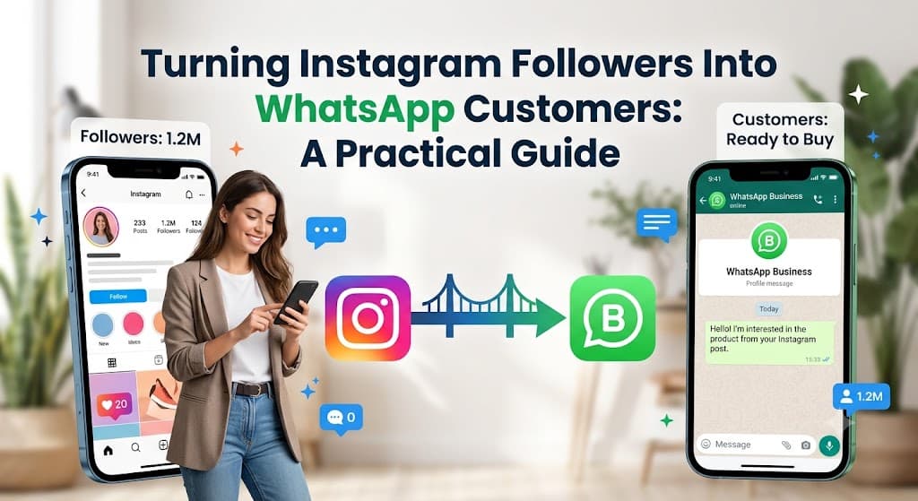 Turning Instagram Followers Into WhatsApp Customers: A Practical Guide